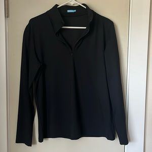 J.McLaughlin black Bedford top